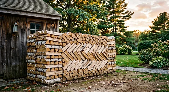 Укладка дров в Якутске, улица Берёзовая, 28