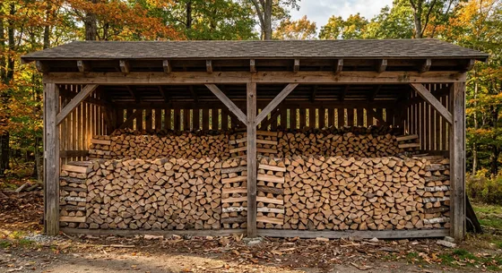 Укладка дров в Якутске, улица Сосновая, 1